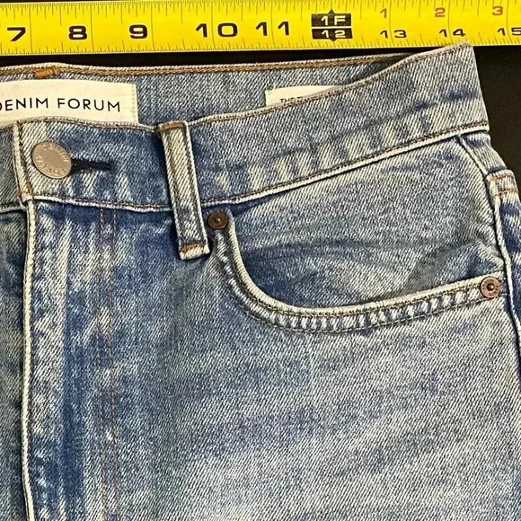 Aritzia Denim Forum Twiggy Flare Leg Jeans High Rise 70s Festival Size 27 - Picture 11 of 13